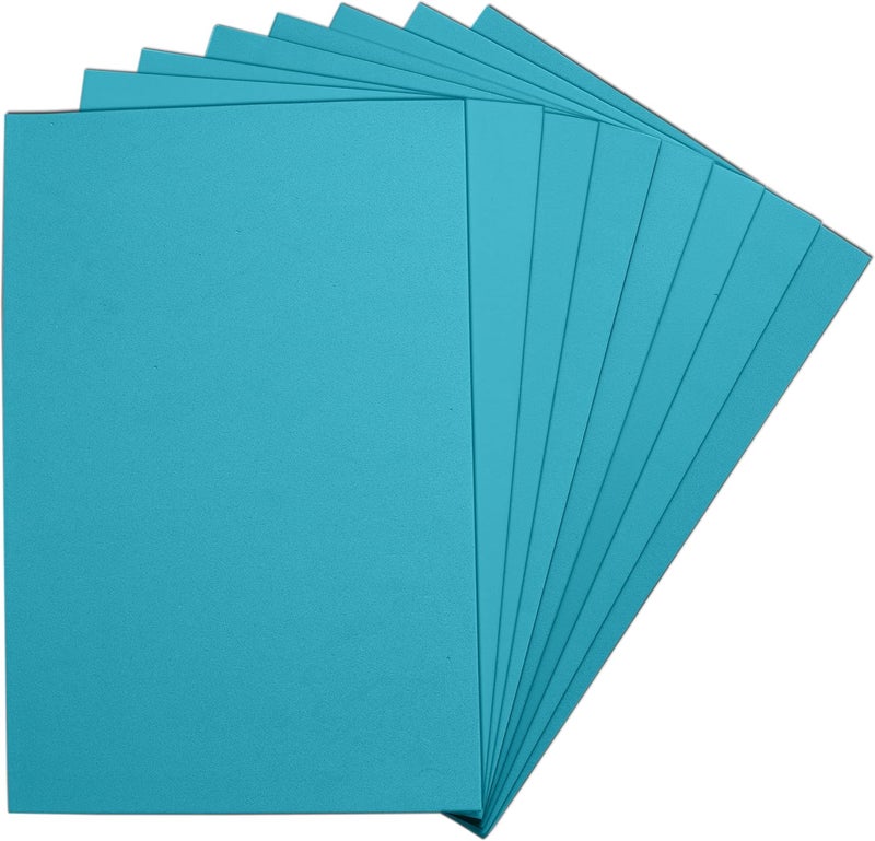 ACTIVITYYA Light Blue EVA Foam Sheets, 6 x 9 Inch, 2mm Thick – Foam Paper for DIY Arts and Crafts, School Projects, and More – 8 Pack - Image 1